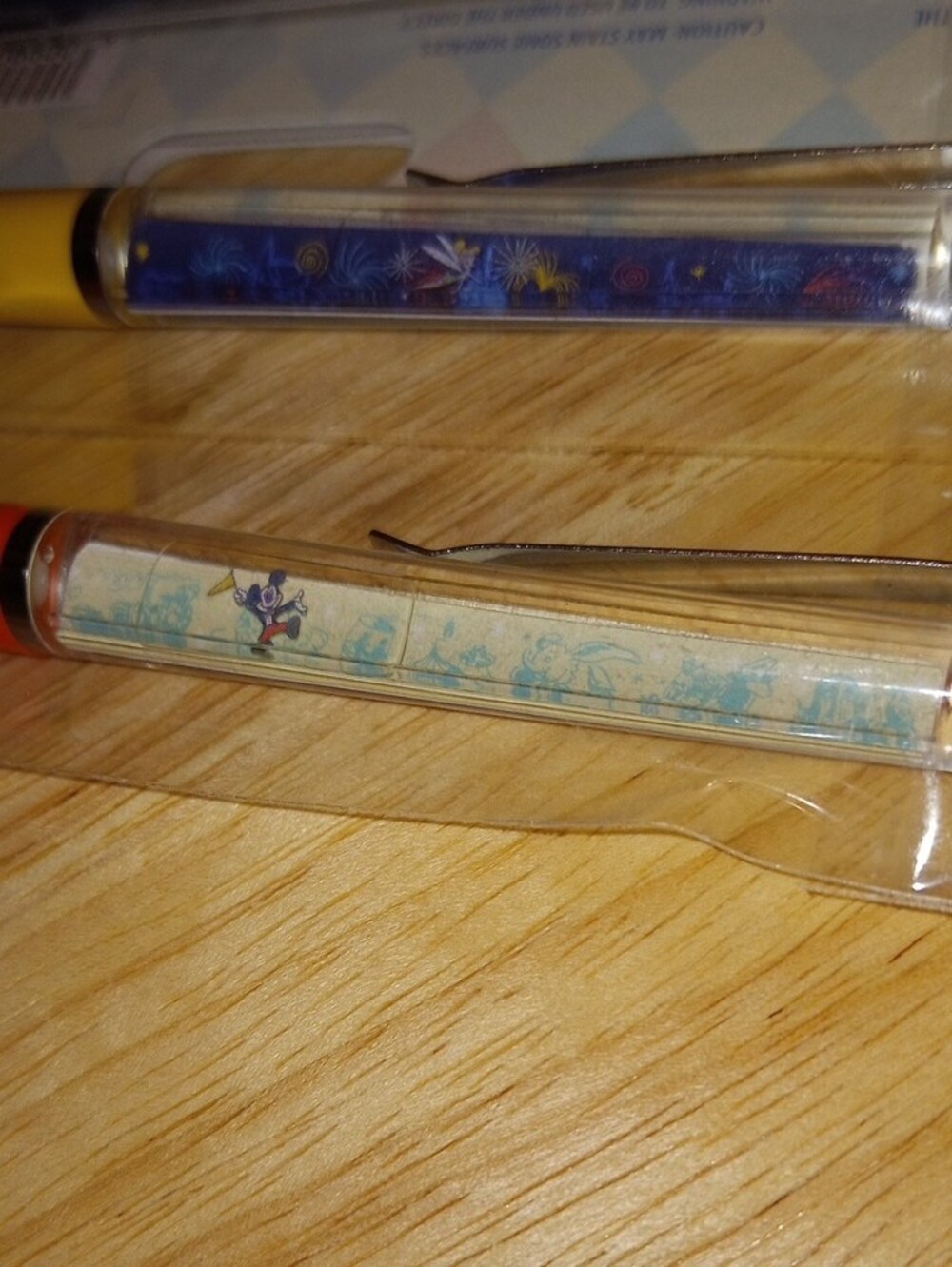 Disney Vault Collection Set of 3 Multicolor Pens (blue, yellow, orange) - Picture 7 of 7